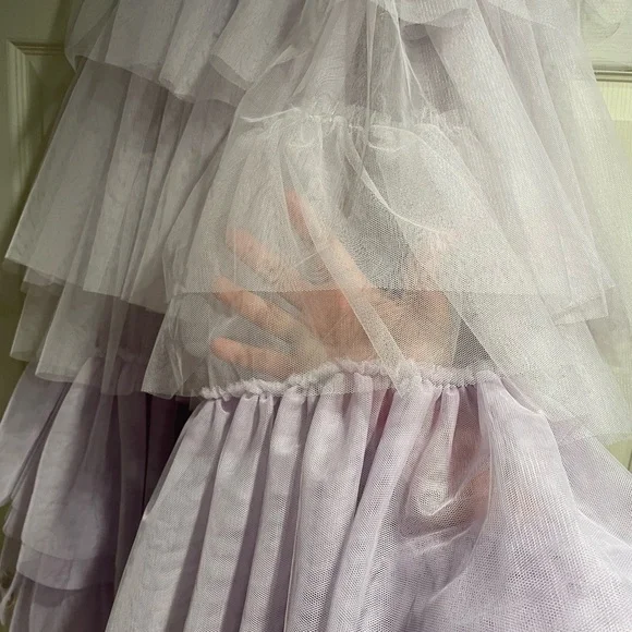 RARE Free People Tulle Much Slip. Intimately. Size Small. NWT. Purple. Sold Out! - Picture 6 of 6